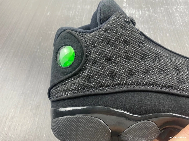 Black Retro Cat Jordan 414571-011 Air 13 0802